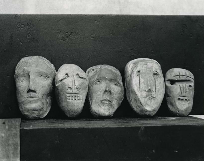 Inline Image - Remarkable palm-sized terracotta heads carved by Henry Moore never-before-seen in public | Photo Henry Moore Archive. Reproduced by permission of The Henry Moore Foundation